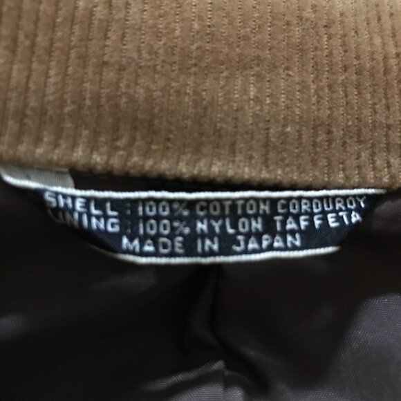 Vintage Montgomery Wards Tan Corduroy 2 Button Blazer Jacket R40 - Picture 6 of 12